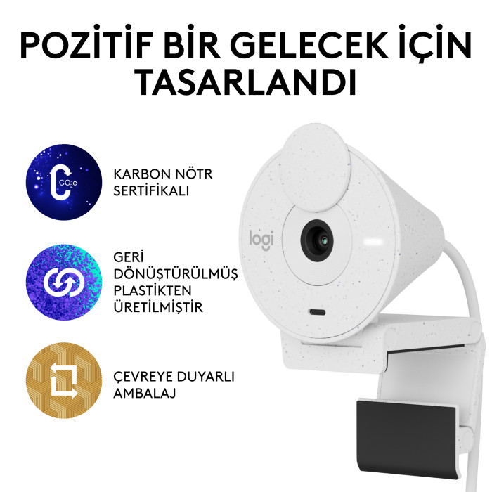 Logitech Brio 300 Full Hd Webcam 