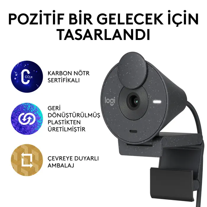 Logitech Brio 300 Full HD Webcam 
