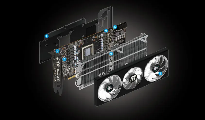 POWERCOLOR HELLHOUND RX 7800XT 16GB GDDR6 256Bit DX12 Gaming Ekran Kartı
