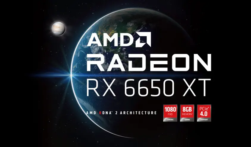 POWERCOLOR FIGHTER 6650XT 8GB GDDR6 128Bit DX12 Gaming (Oyuncu) Ekran Kartı