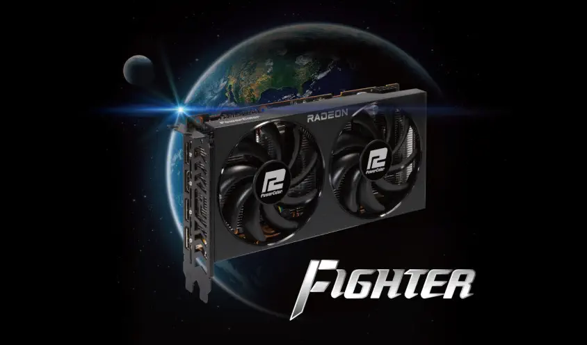 POWERCOLOR FIGHTER RX 6600 8GB GDDR6 128Bit DX12 Gaming (Oyuncu) Ekran Kartı