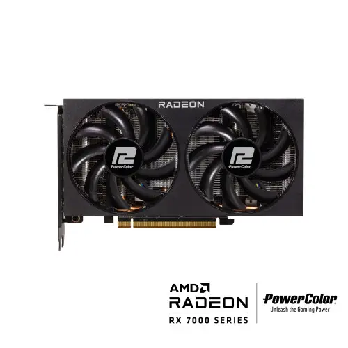 POWERCOLOR FIGHTER RX 7600 8GB GDDR6 128Bit DX12 Gaming (Oyuncu) Ekran Kartı