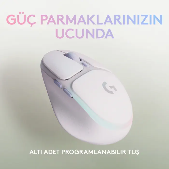 Logitech Aurora G705  Kablosuz Beyaz Gaming Mouse 