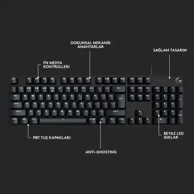Logitech G413 SE Mekanik Gaming Klavye - 920-010556