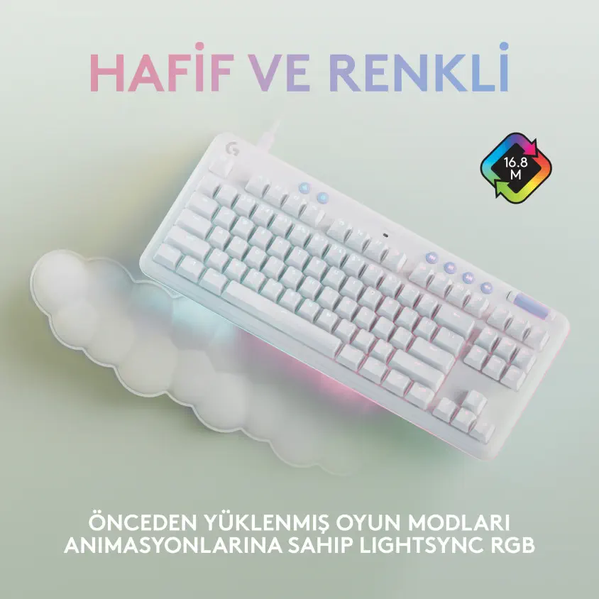 Logitech Aurora G713 Kablolu Gaming Klavye