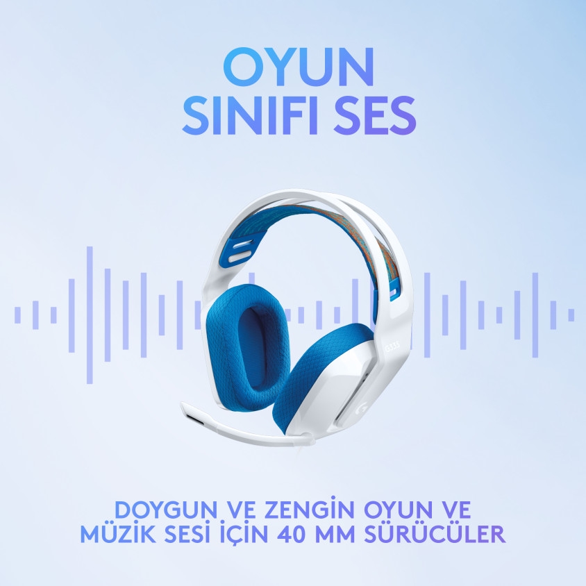 Logitech G335 Kablolu Gaming Kulaklık