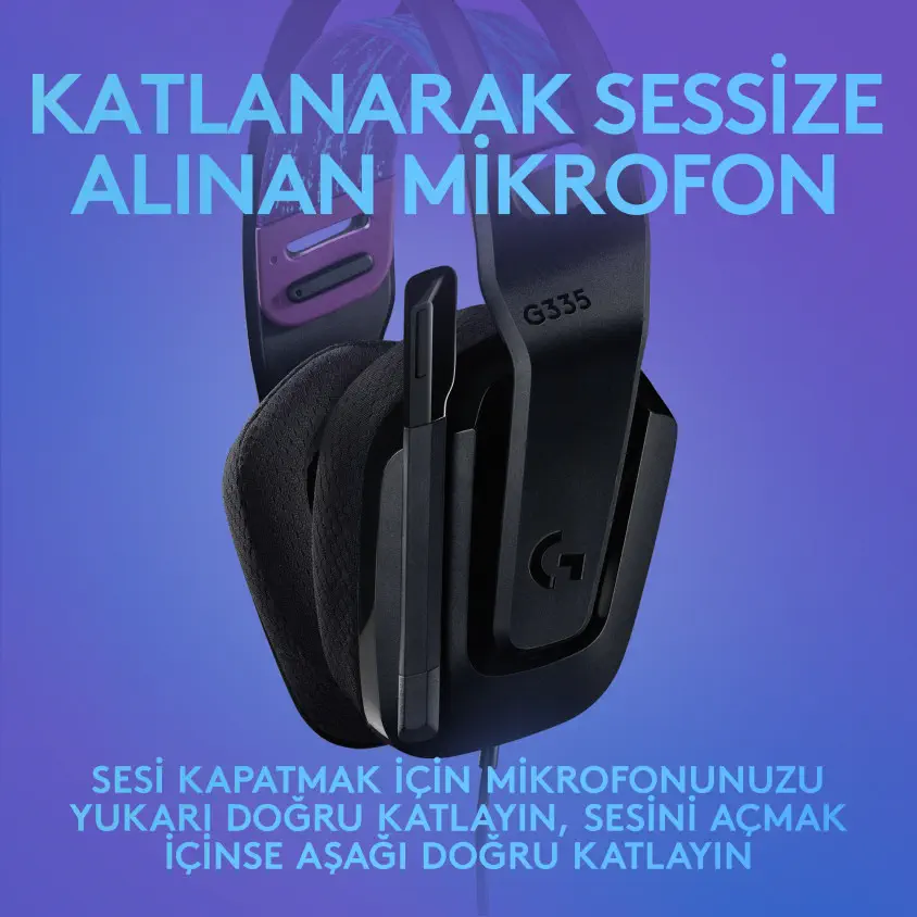 Logitech G335 Kablolu Gaming Kulaklık