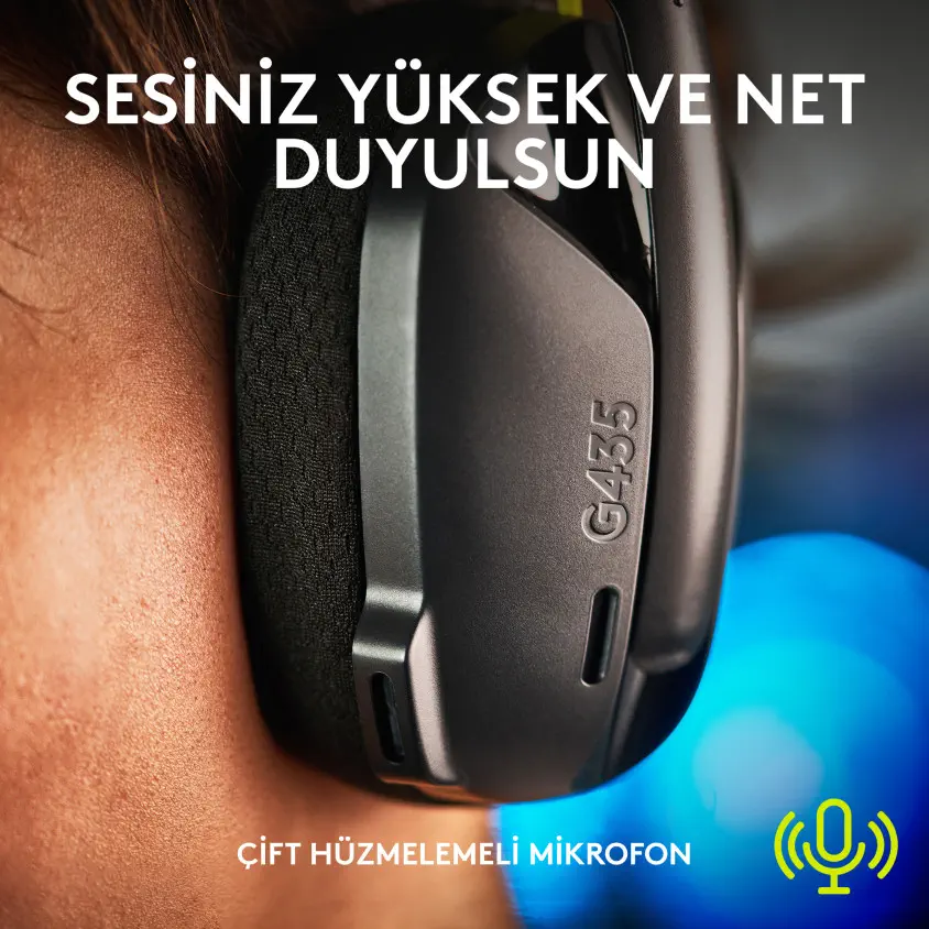 Logitech G435 Kablosuz Gaming Kulaklık