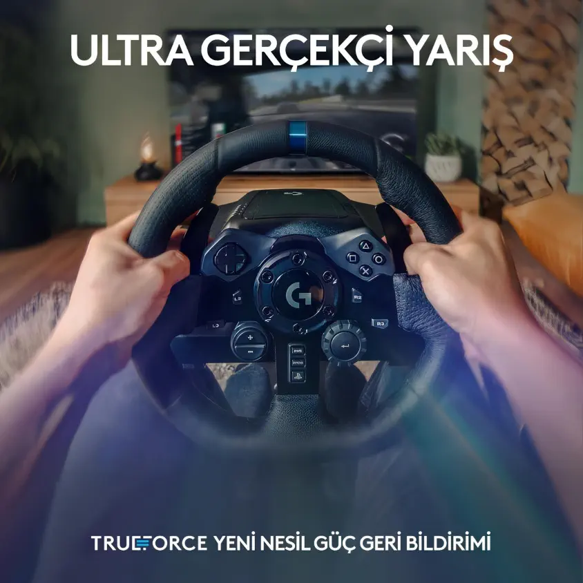 Logitech G923 TrueForce Yarış Direksiyonu ve Pedal