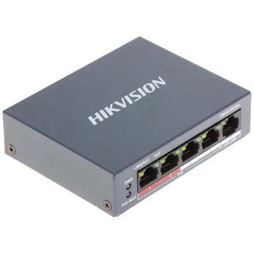 Hikvision DS-3E0105P-E/M(B) Yönetilemez  Switch
