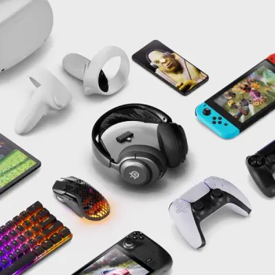 SteelSeries Arctis Nova 4 Black Kablosuz Gaming Kulaklık