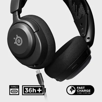 SteelSeries Arctis Nova 4 Black Kablosuz Gaming Kulaklık