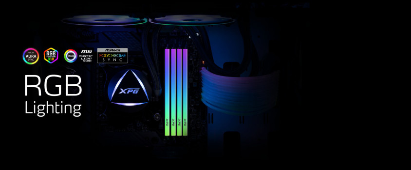 XPG Spectrix D35G AX4U36008G18I-SBKD35G RGB 8GB DDR4 3600MHz CL18 Gaming Ram