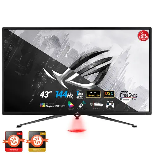  Asus Rog Strix XG43UQ 43″ 1ms 4K UHD VA Gaming Monitör 