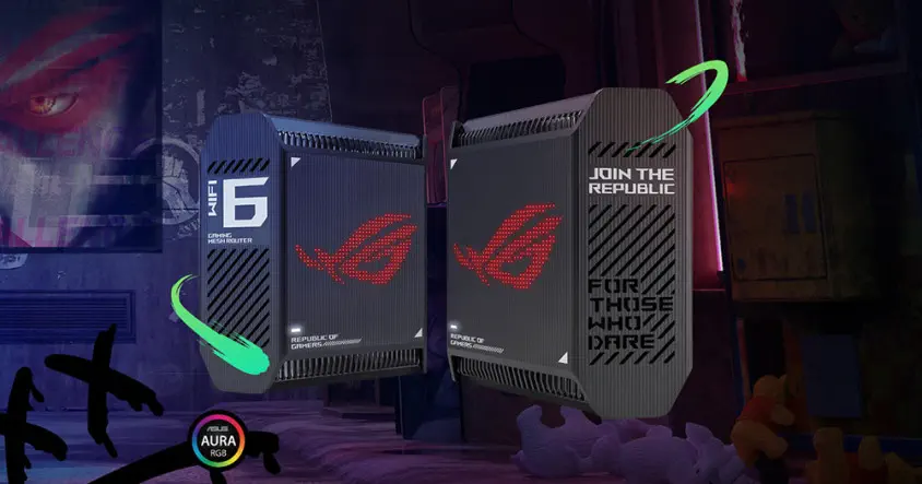 ASUS Rog Rapture GT6 (W-2-PK) WiFi6 Gaming Mesh Router (2`li)