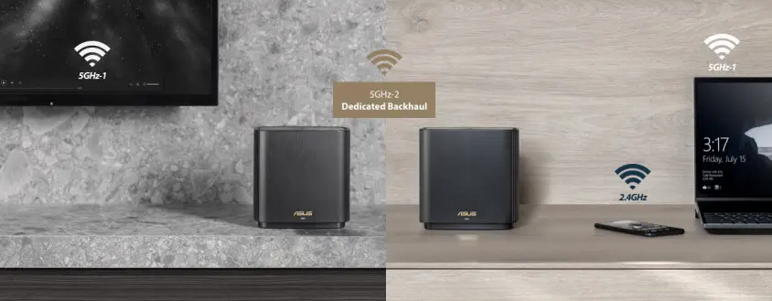 ASUS ZenWiFi AX XT8 (W-2-PK) Tüm Evi Kapsayan Tri-Band Wi-Fi 6 Mesh Sistemi (Beyaz İkili Paket)