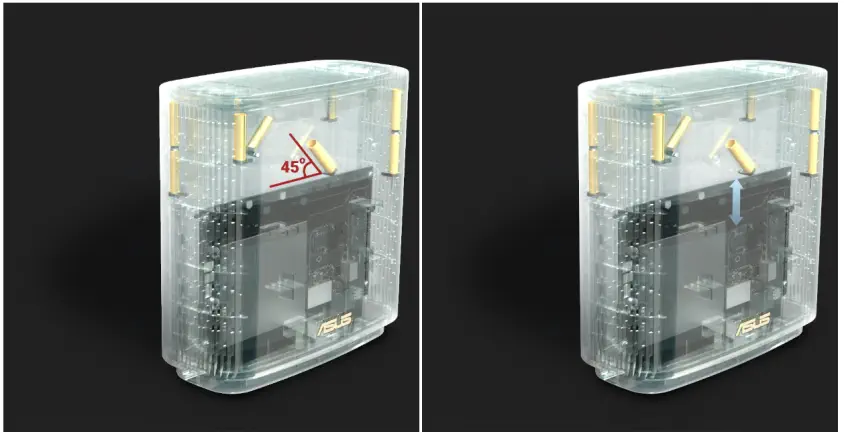 Asus ZenWiFi AX XT8 (B-2-PK) Tüm Evi Kapsayan Tri-Band Wi-Fi 6 Mesh Sistemi (Beyaz İkili Paket)