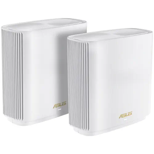 ASUS ZenWiFi AX XT9 (W-2-PK) Wi-Fi 6 Mesh Sistemi (Beyaz İkili Paket)