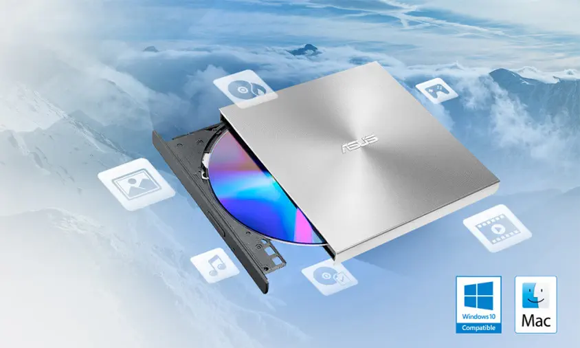 ASUS ZenDrive U8M SDRW-08U8M-U Siyah CD/DVD Yazıcı