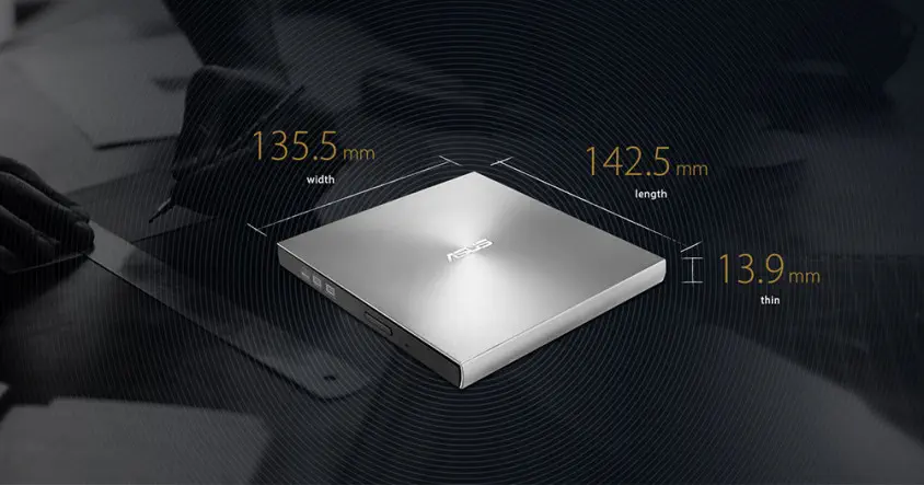 ASUS ZenDrive U8M SDRW-08U8M-U Siyah CD/DVD Yazıcı