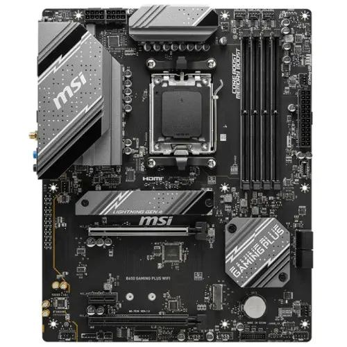MSI B650 GAMING PLUS WIFI AM5 Soket DDR5 6000(OC)MHz ATX Gaming Anakart