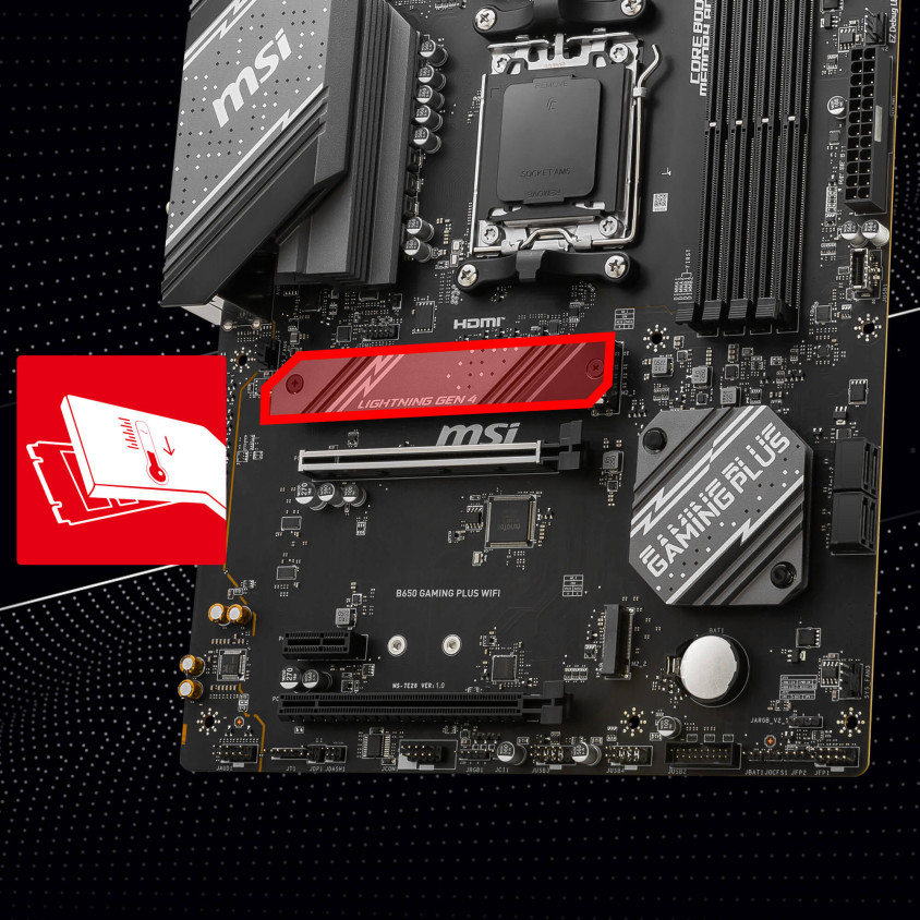 Msi B650 GAMING PLUS WIFI ATX Anakart
