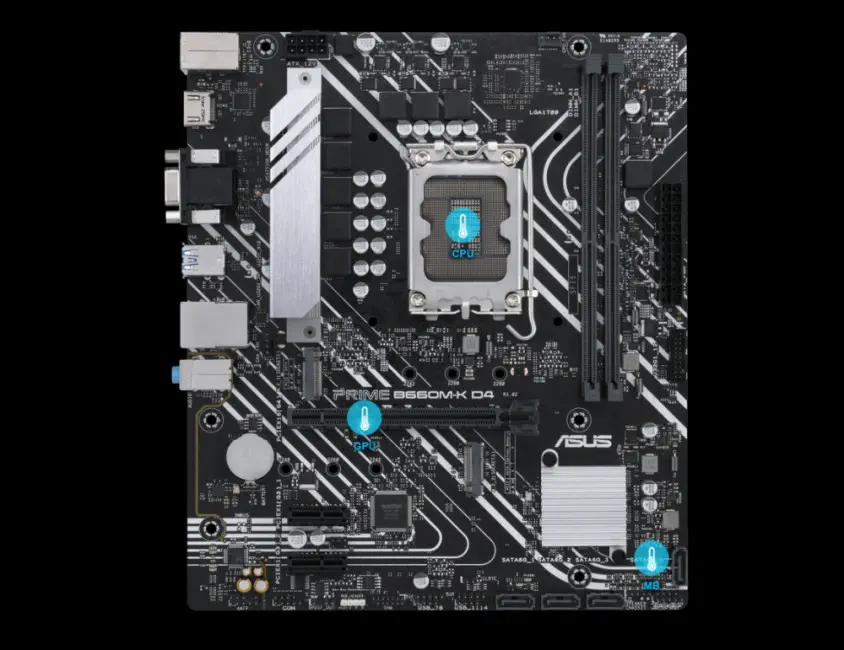 ASUS Prime B660M-K D4 Gaming Anakart