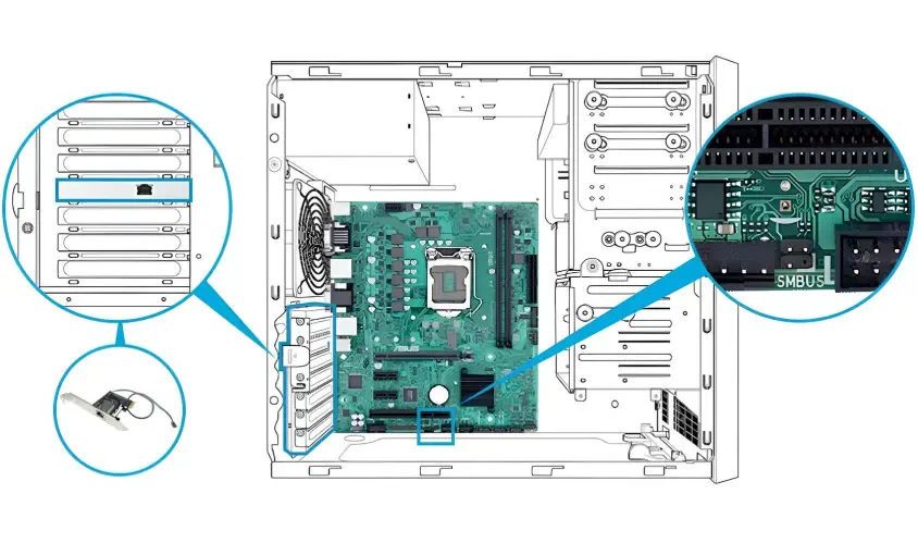 ASUS Pro H610T D4-CSM Soket 1700 DDR4 3200(OC)Mhz Mını-ITX Anakart
