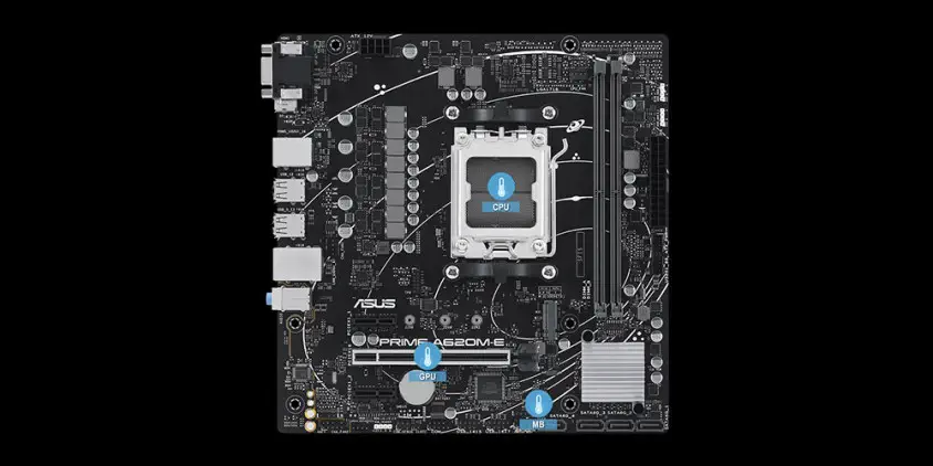 ASUS PRIME A620M-E-CSM A620 AM5 Soket DDR5 6400(OC)MHz mATX Anakart