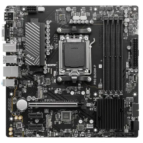 MSI Pro B650M-P AMD B650 AM5 Soket DDR5 6000(OC)MHz mATX Anakart