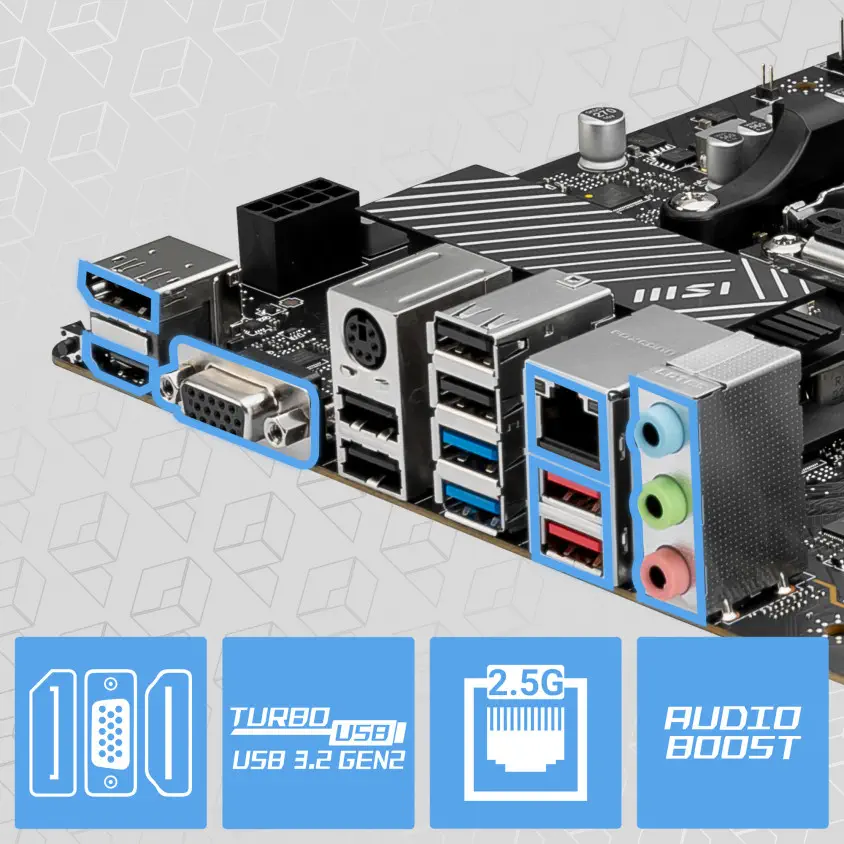 MSI Pro B650M-P AMD B650 AM5 Soket DDR5 6000(OC)MHz mATX Anakart
