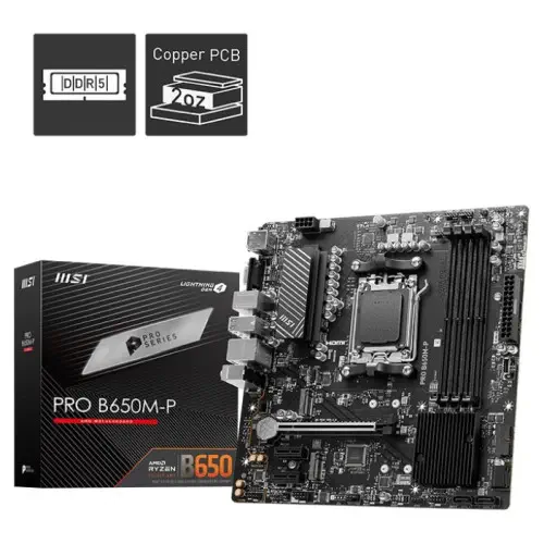 Msi Pro B650M-P AMD B650 mATX Anakart