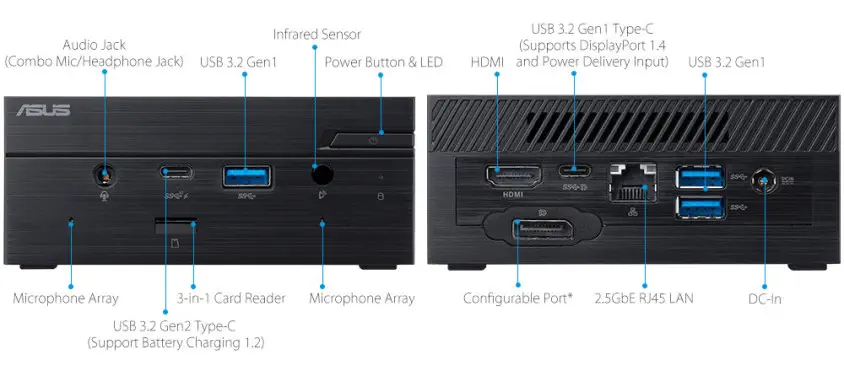 ASUS PN41-BBP131MV Barebone Mini PC