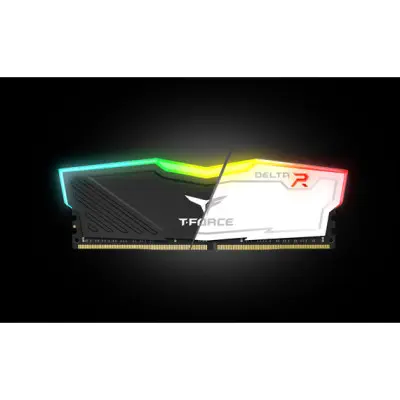 Team T-Force Delta RGB White 32GB (2x16GB) 3600MHz DDR4 Gaming Ram (TF4D432G3600HC18JDC01)