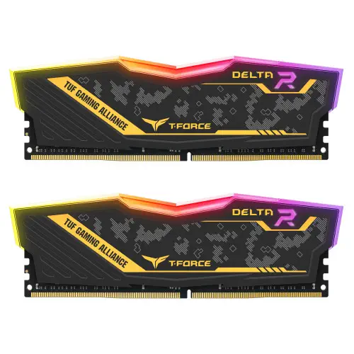 Team T-Force TUF RGB Gaming Alliance 16GB (2x8GB) 3200MHz DDR4 Gaming Ram (TF9D416G3200HC16CDC01)