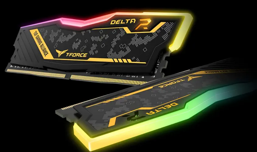 Team T-Force TUF RGB Gaming Alliance 16GB (2x8GB) 3200MHz CL16 DDR4 Gaming Ram (TF9D416G3200HC16FDC01)