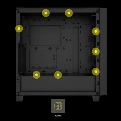 CORSAIR iCUE 3000D Gaming (Oyuncu) Kasa