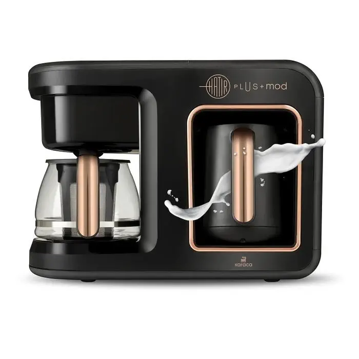 Karaca Hatır Plus Mod 5 in 1 Essential Kahve Makinesi Black Copper