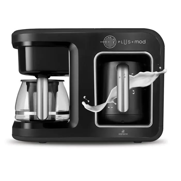 Karaca Hatır Plus Mod 5 in 1  Kahve Makinesi Black Chrome