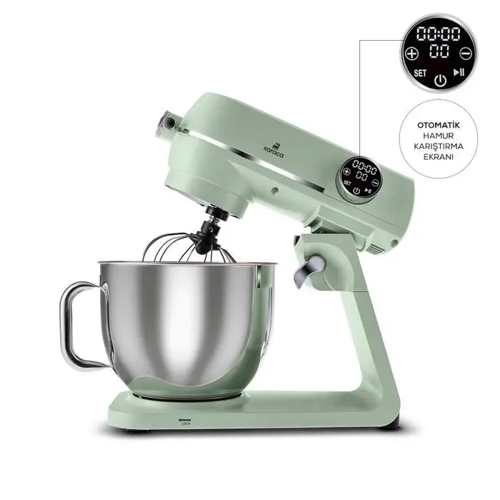 Karaca Multichef Artisan 7 lt 1800 W Yeşil Döküm Stand Mikser