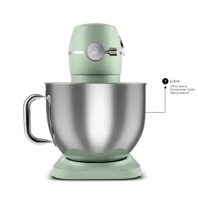 Karaca Multichef Artisan 7 lt 1800 W Yeşil Döküm Stand Mikser