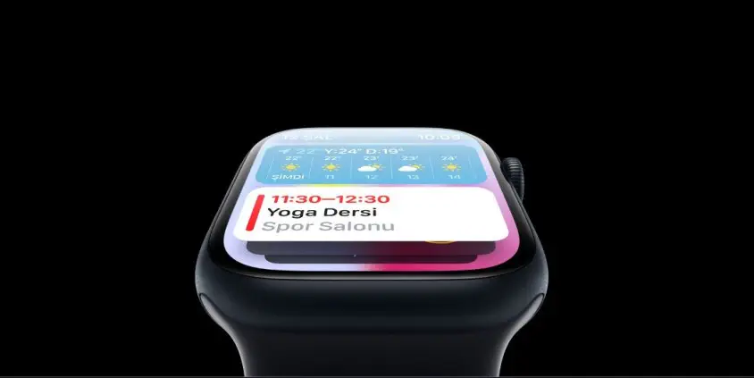 Apple Watch Series 9 GPS 45mm Pembe Alüminyum Kasa ve Uçuk Pembe Spor Kordon - M/L - MR9H3TU/A