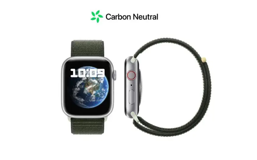 Apple Watch Series 9 GPS Alüminyum Kasa ve Yıldız Işığı Spor Kordon 