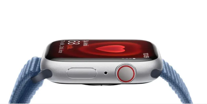 Apple Watch Series 9 GPS Alüminyum Kasa ve Uçuk Pembe Spor Kordon