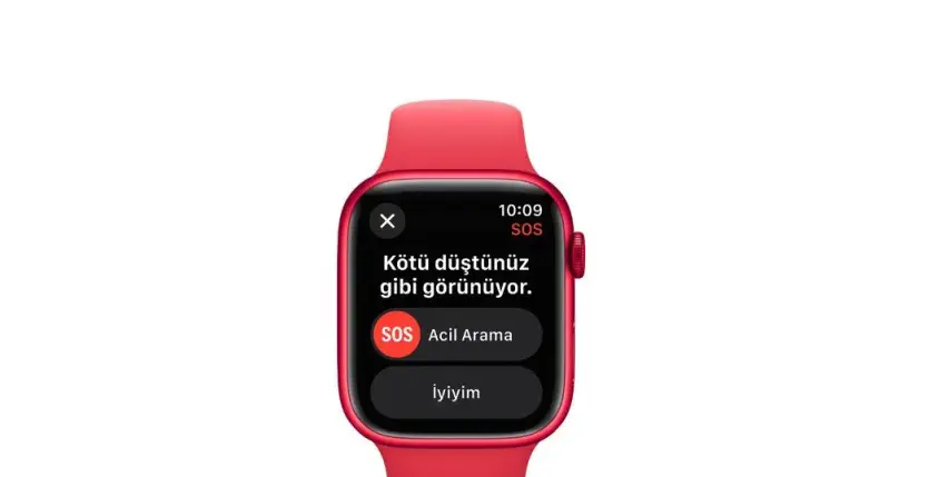 Apple Watch Series 9 GPS 45mm Pembe Alüminyum Kasa ve Uçuk Pembe Spor Kordon - M/L - MR9H3TU/A