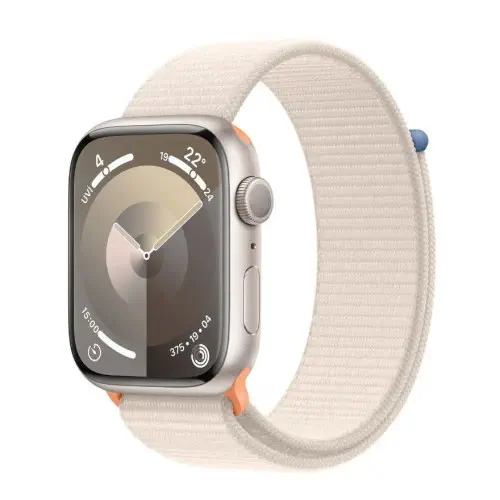 Apple Watch Series 9 GPS 41mm Yıldız Işığı Alüminyum Kasa ve Yıldız Işığı Spor Loop - MR8V3TU/A