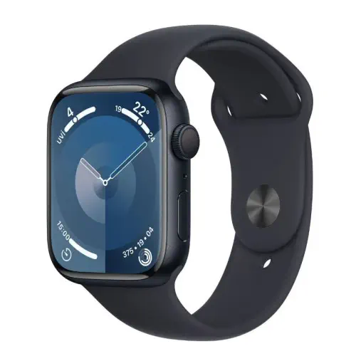 Apple Watch Series 9 GPS 41mm Gece Yarısı Alüminyum Kasa ve Gece Yarısı Spor Kordon - S/M - MR8W3TU/A