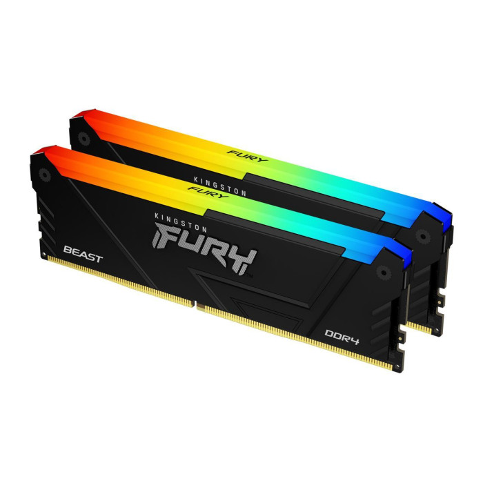 Kingston Fury Beast RGB KF432C16BB2AK2/16 16GB (2x8GB) DDR4 3200MHz CL16 Gaming Ram