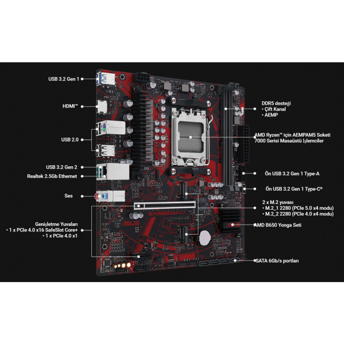 Asus EX-B650M-V7 DDR5