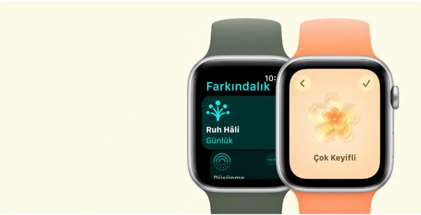 Apple Watch SE GPS Alüminyum Kasa ve Yıldız Işığı Spor Kordon